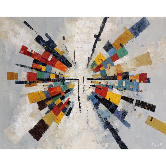 expansion, business art, corporate, abstract, palette knife, oil painting, impasto, textured surface, modern, minimal, professional, conceptual, clean design, office theme, contemporary art, visual concept