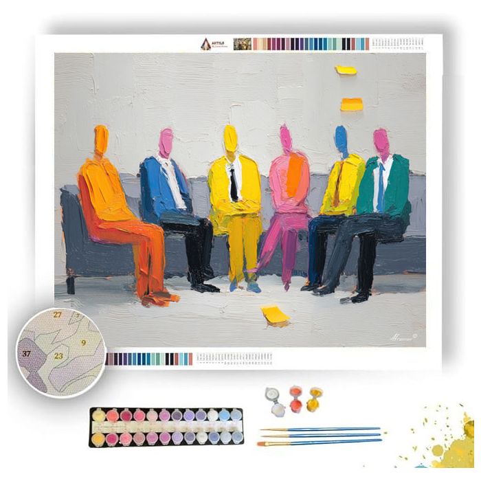 FOCUSED EXCHANGE - Paint by Numbers Full Kit