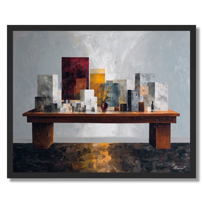 STRUCTURED DESK - FRAMED
