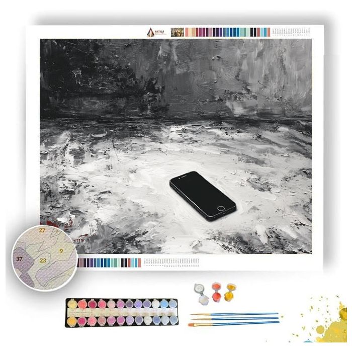 FORMED SETUP B&W - Paint by Numbers Full Kit