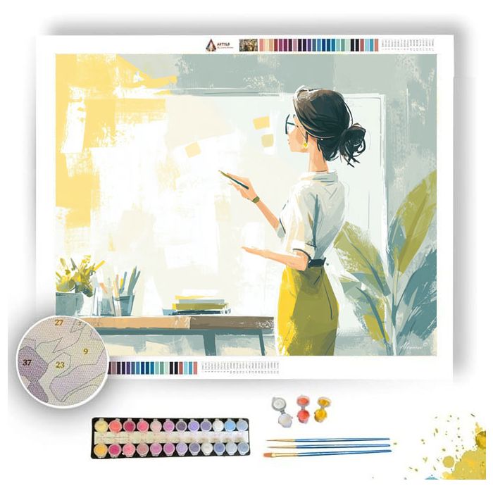 BUSINESS ROOM - Paint by Numbers Full Kit