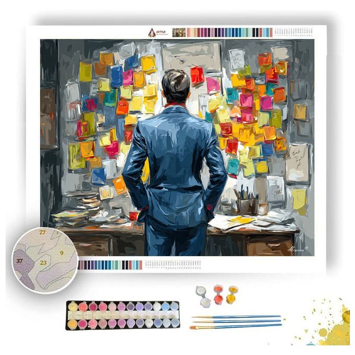MODERN ROOM - Paint by Numbers Full Kit