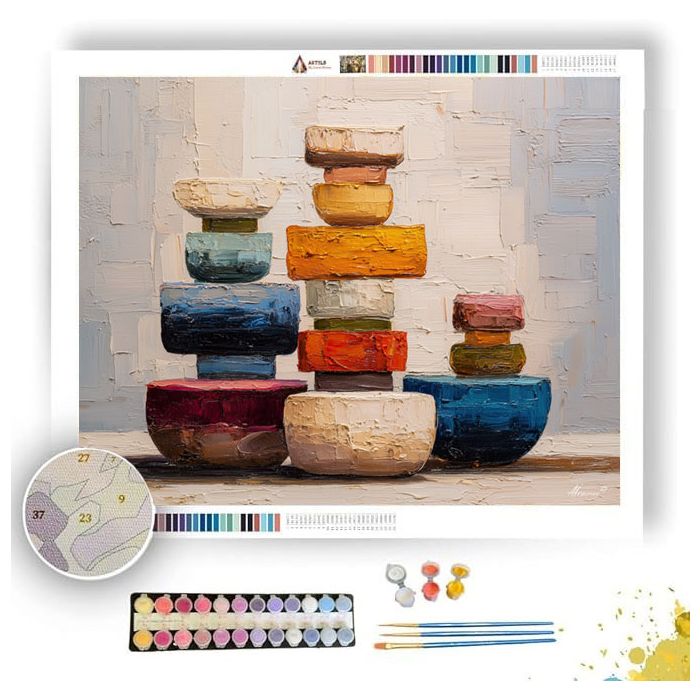 BALANCED SCENE - Paint by Numbers Full Kit