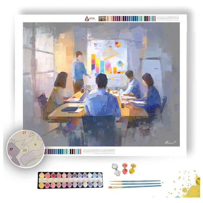 BALANCED ROOM - Paint by Numbers Full Kit