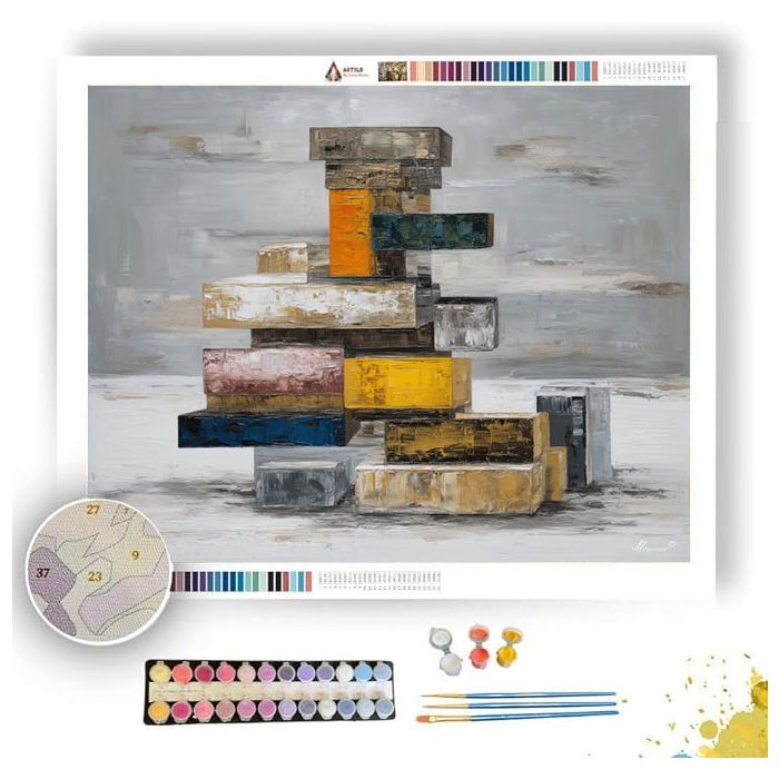LINEAR COMPOSITION - Paint by Numbers Full Kit