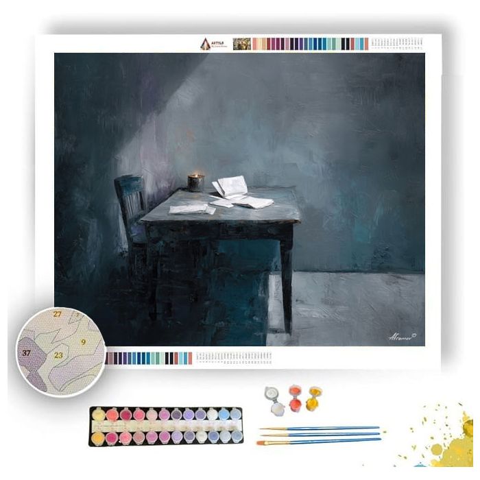 QUIET STILL B&W - Paint by Numbers Full Kit