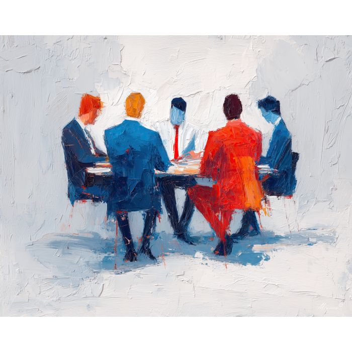 adesklamp, business art, corporate, abstract, palette knife, oil painting, impasto, textured surface, modern, minimal, professional, conceptual, clean design, office theme, contemporary art, visual concept