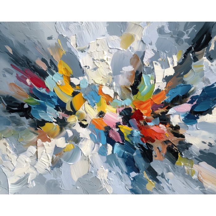 innovation, business art, corporate, abstract, palette knife, oil painting, impasto, textured surface, modern, minimal, professional, conceptual, clean design, office theme, contemporary art, visual concept