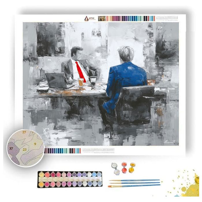 SHARED DISCUSSION B&W - Paint by Numbers Full Kit
