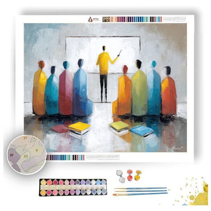 QUIET OFFICE - Paint by Numbers Full Kit
