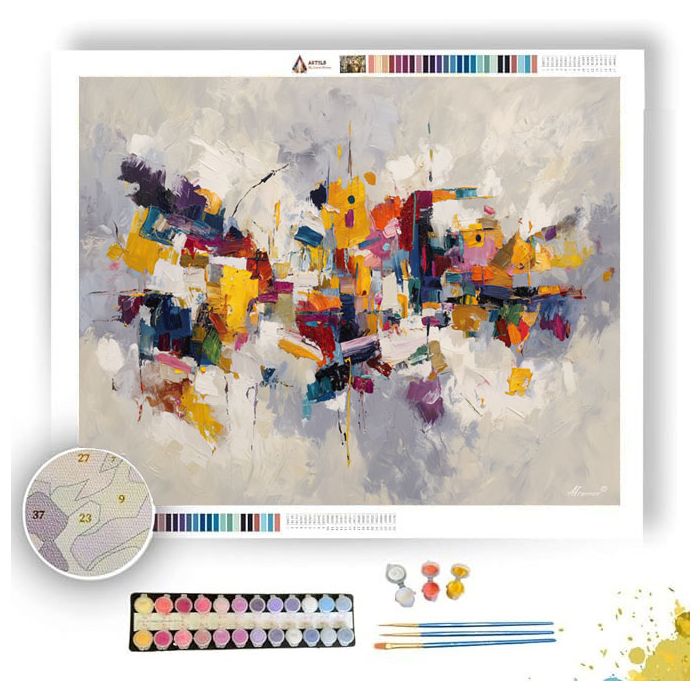 FOCUSED STRUCTURE - Paint by Numbers Full Kit