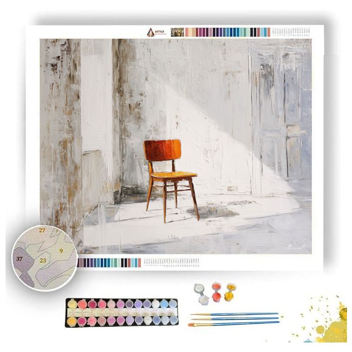 BRIGHT LAYOUT B&W - Paint by Numbers Full Kit