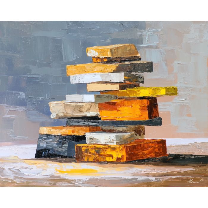 direction, business art, corporate, abstract, palette knife, oil painting, impasto, textured surface, modern, minimal, professional, conceptual, clean design, office theme, contemporary art, visual concept