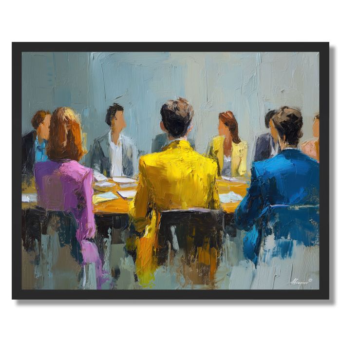 CLEAN MEETING - FRAMED