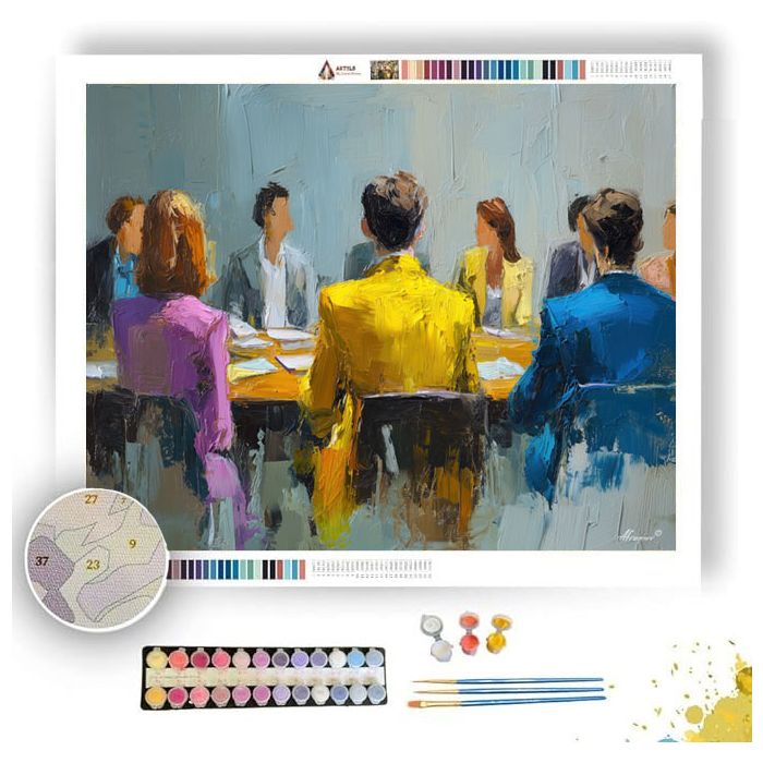 CLEAN MEETING - Paint by Numbers Full Kit
