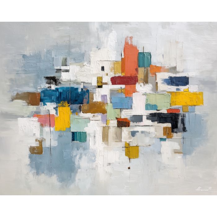 clarity, business art, corporate, abstract, palette knife, oil painting, impasto, textured surface, modern, minimal, professional, conceptual, clean design, office theme, contemporary art, visual concept