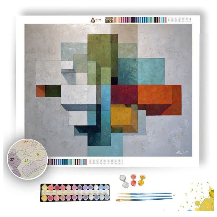 BALANCED STRUCTURE - Paint by Numbers Full Kit