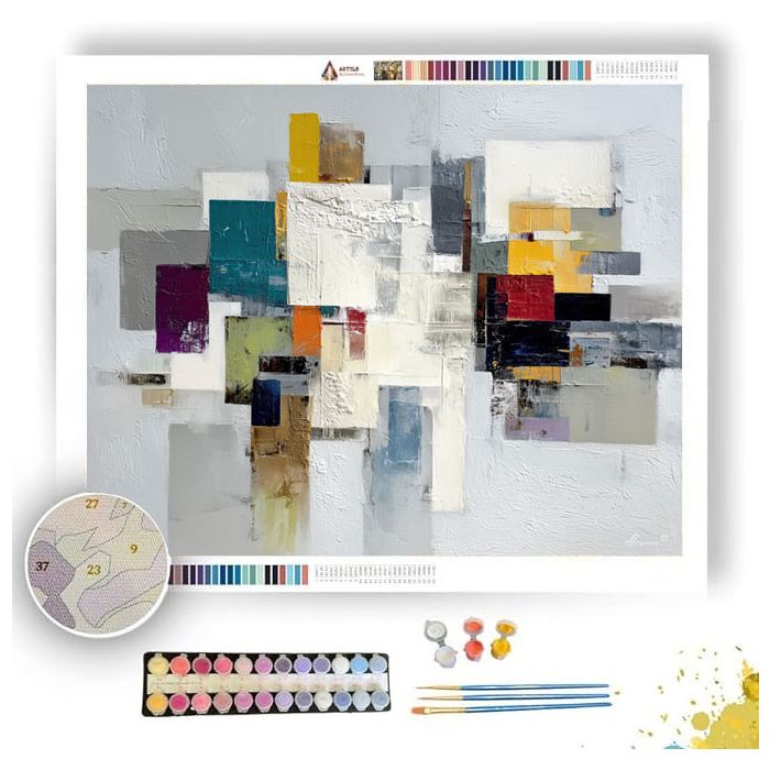 CLEAN COMPOSITION - Paint by Numbers Full Kit