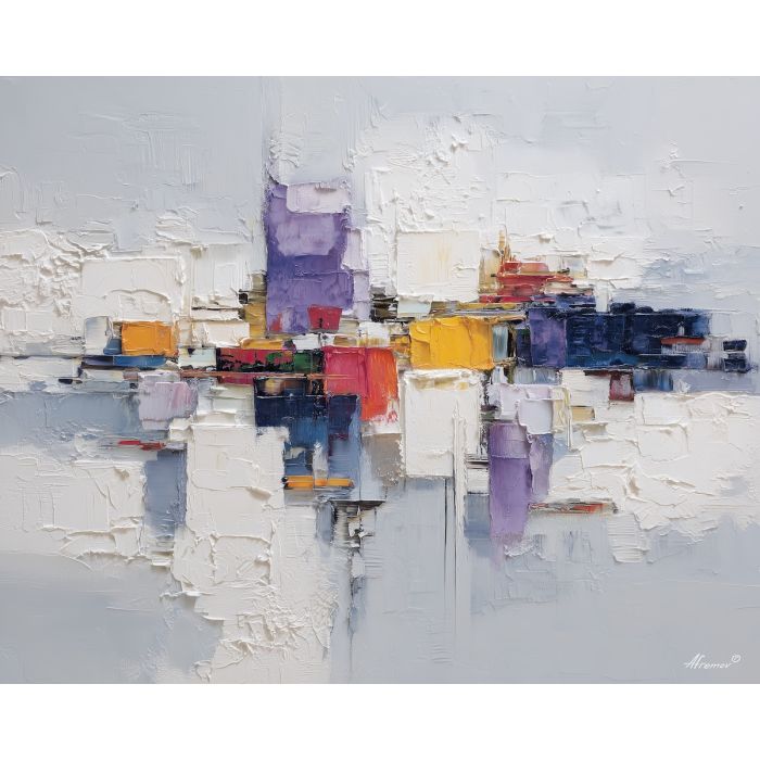 clarity, business art, corporate, abstract, palette knife, oil painting, impasto, textured surface, modern, minimal, professional, conceptual, clean design, office theme, contemporary art, visual concept