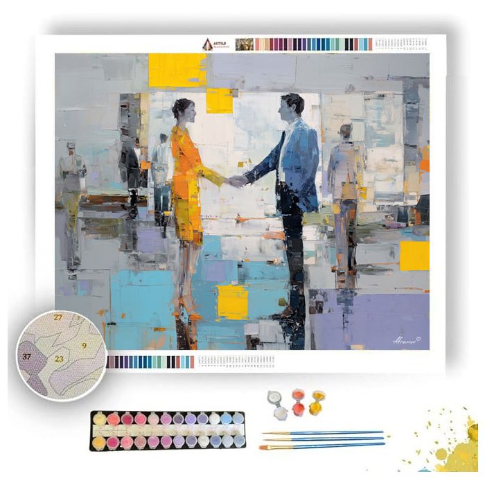 SHARED COLLABORATION - Paint by Numbers Full Kit