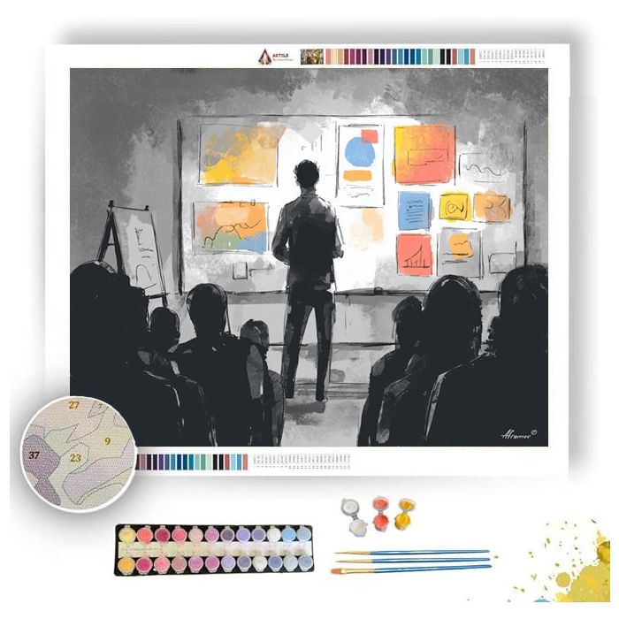 ENGAGED SCENE - Paint by Numbers Full Kit