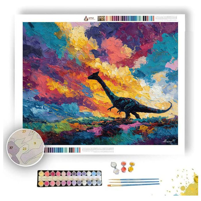 BRIGHT SHAPE - Paint by Numbers Full Kit