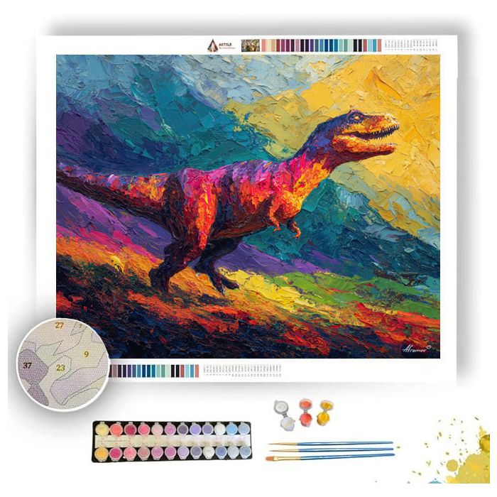 GLOWING FLOW - Paint by Numbers Full Kit