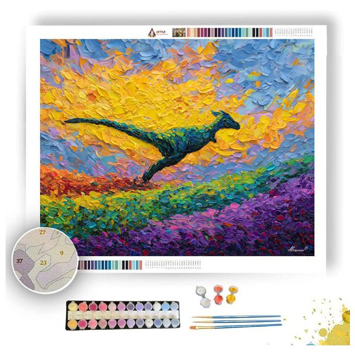 FREE FLOW - Paint by Numbers Full Kit