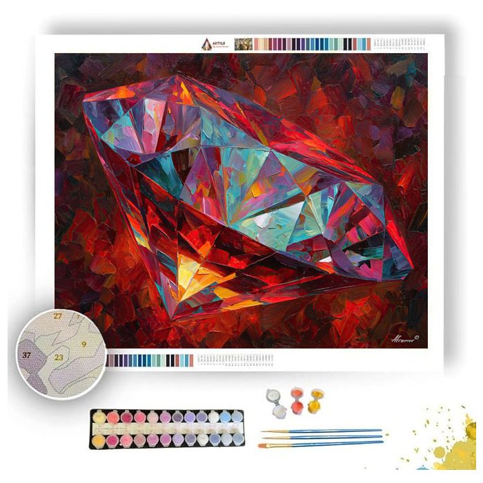 GLOWING PATTERN - Paint by Numbers Full Kit