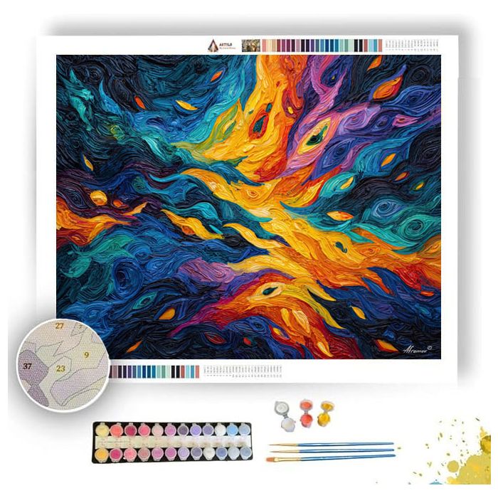 SILENT MOTION - Paint by Numbers Full Kit
