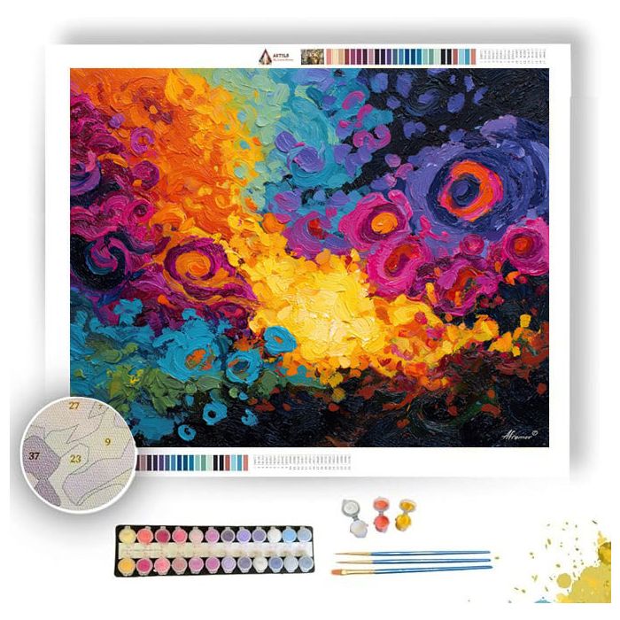 GLOWING STRUCTURE - Paint by Numbers Full Kit