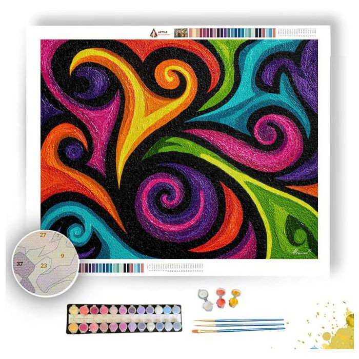 MODERN LINE - Paint by Numbers Full Kit