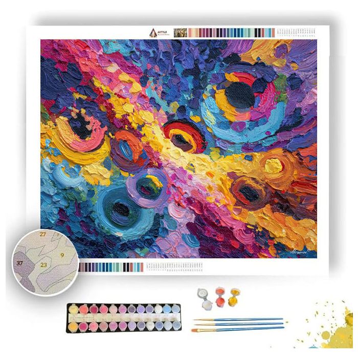 ANCIENT FLOW - Paint by Numbers Full Kit