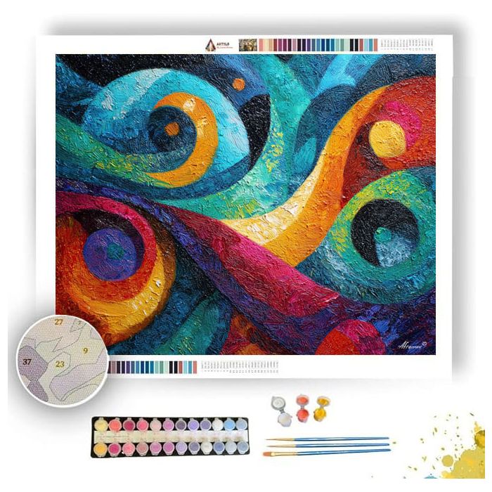 SILENT STRUCTURE - Paint by Numbers Full Kit