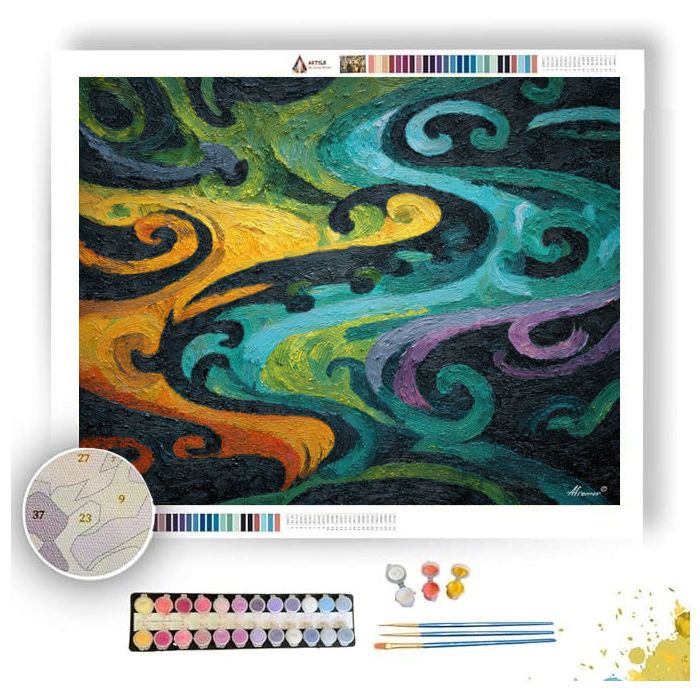 FLOATING FIELD - Paint by Numbers Full Kit