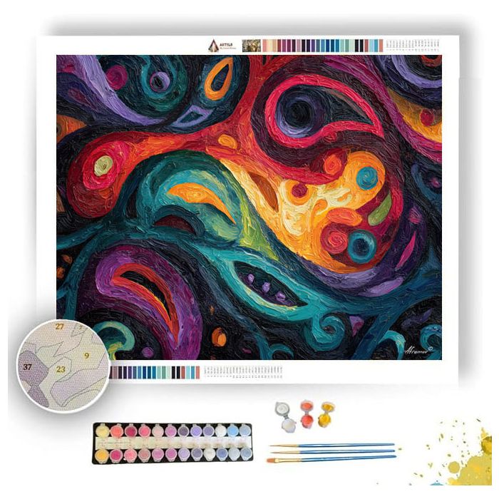 SILENT SHAPE - Paint by Numbers Full Kit