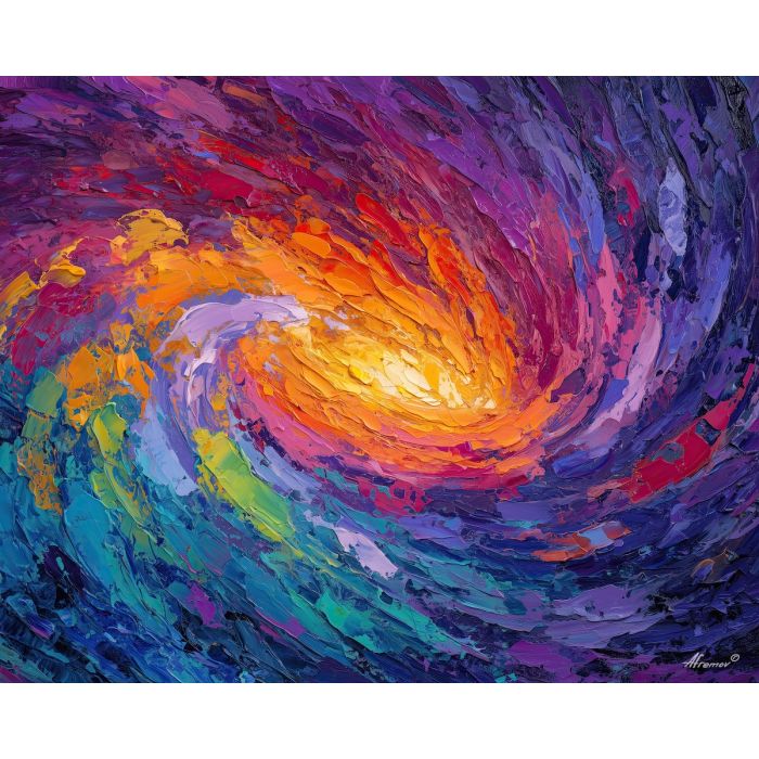 grateful, dead, modern art, palette knife, oil painting, impasto, textured surface, contemporary, expressive, visual art, creative, abstract, painterly, bold colors, concept art, illustrative, graphic