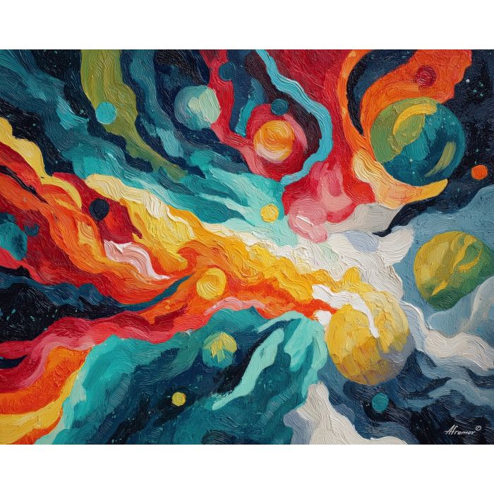 grateful, dead, modern art, palette knife, oil painting, impasto, textured surface, contemporary, expressive, visual art, creative, abstract, painterly, bold colors, concept art, illustrative, graphic