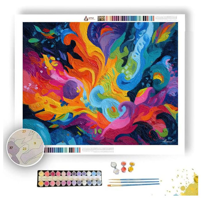 BRIGHT FORM - Paint by Numbers Full Kit