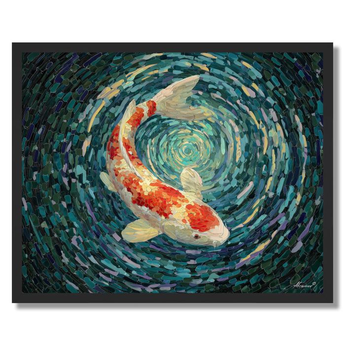 GLOWING FIGURE - FRAMED