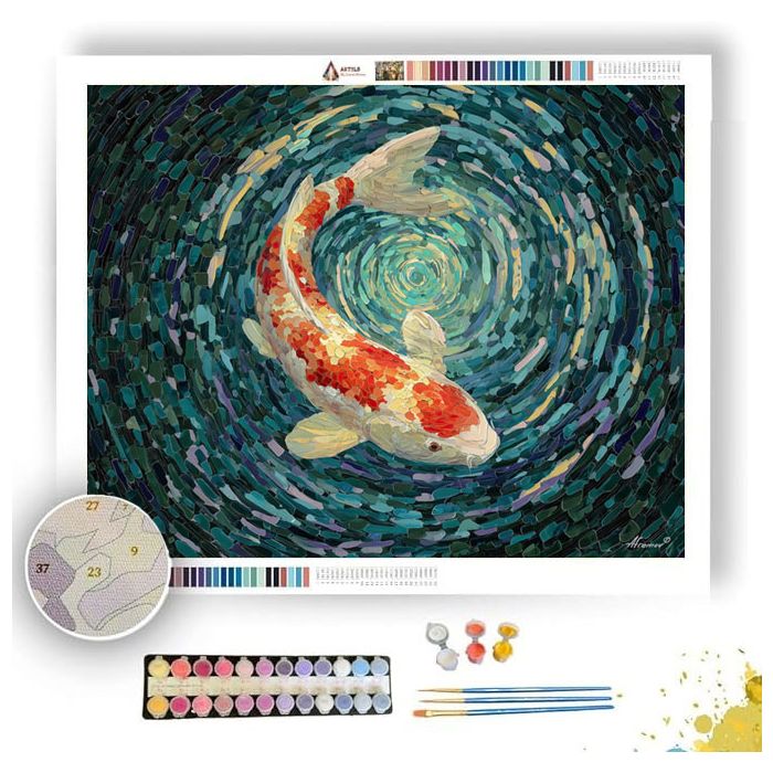 GLOWING FIGURE - Paint by Numbers Full Kit