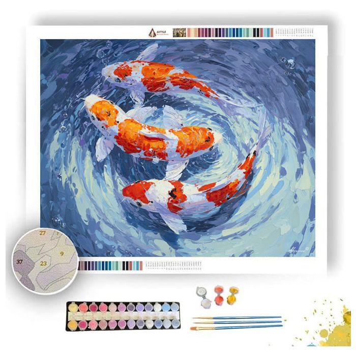 GLOWING STATE - Paint by Numbers Full Kit