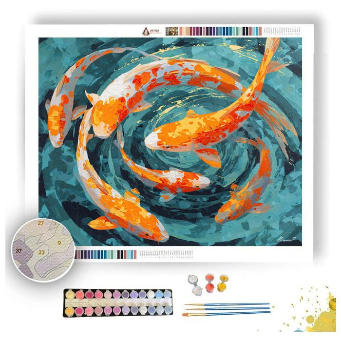 BROKEN LINE - Paint by Numbers Full Kit