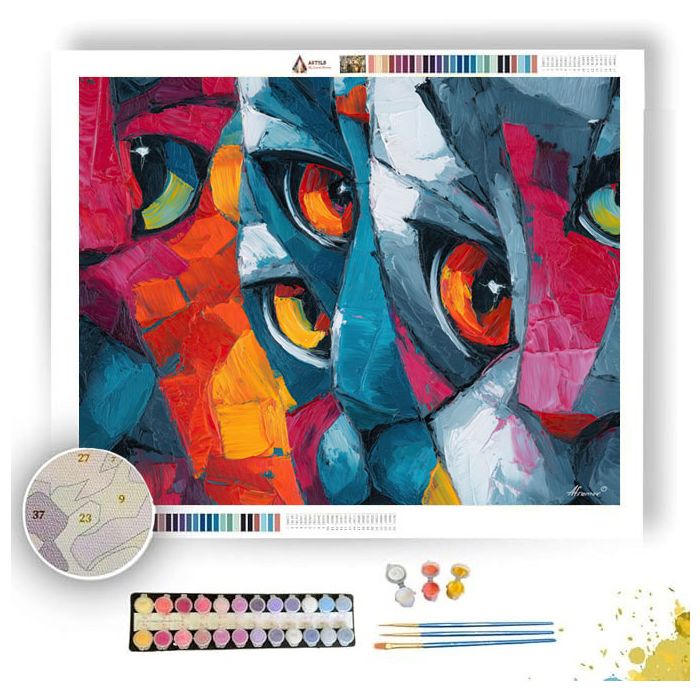 BROKEN FIGURE - Paint by Numbers Full Kit