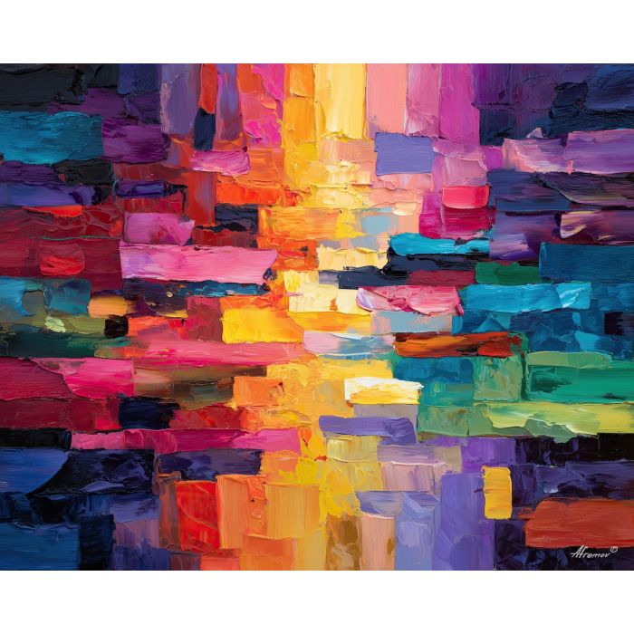 pattern, modern art, palette knife, oil painting, impasto, textured surface, contemporary, expressive, visual art, creative, abstract, painterly, bold colors, concept art, illustrative, graphic