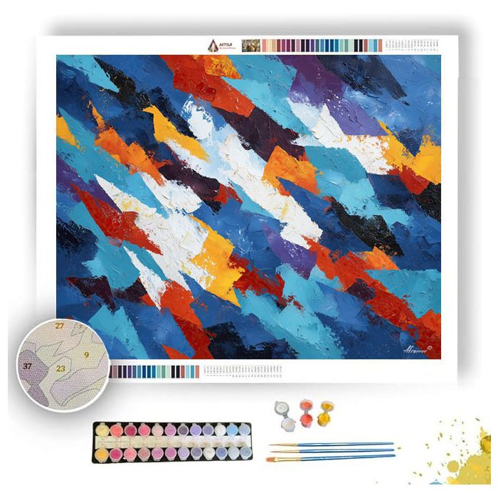 SHARP SHAPE - Paint by Numbers Full Kit