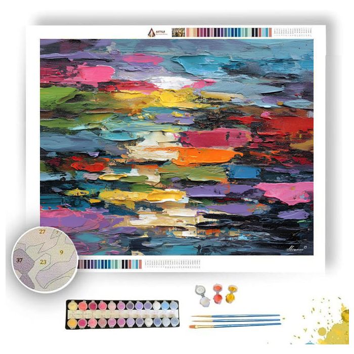 HIDDEN FLOW - Paint by Numbers Full Kit