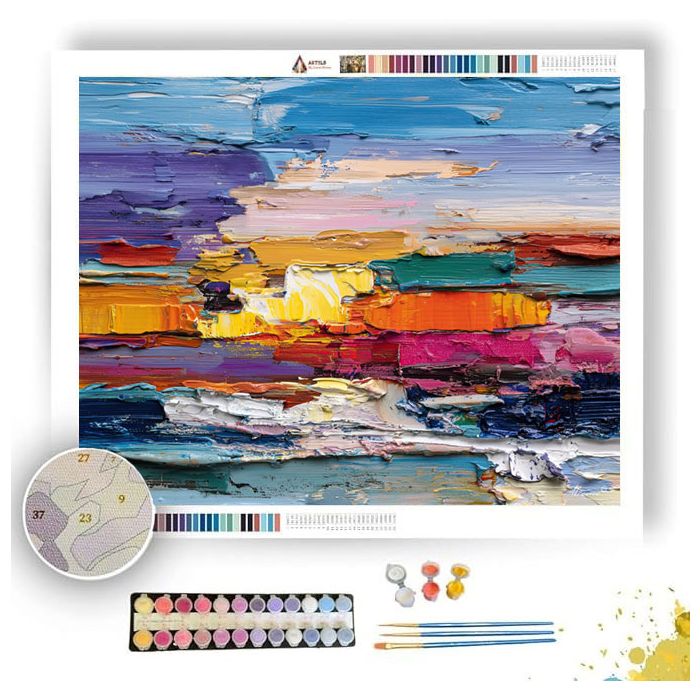 QUIET STRUCTURE - Paint by Numbers Full Kit