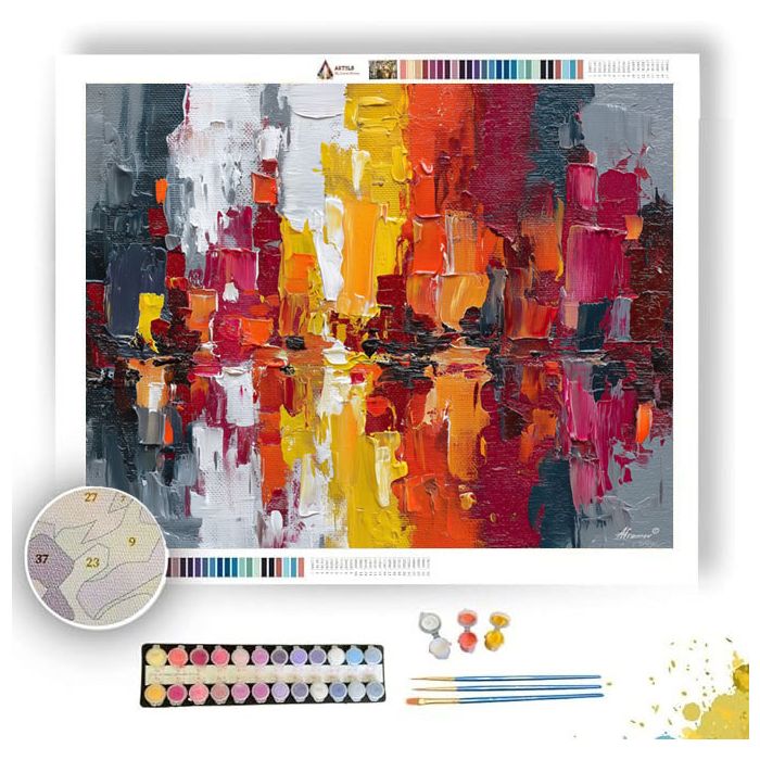 MODERN STRUCTURE - Paint by Numbers Full Kit