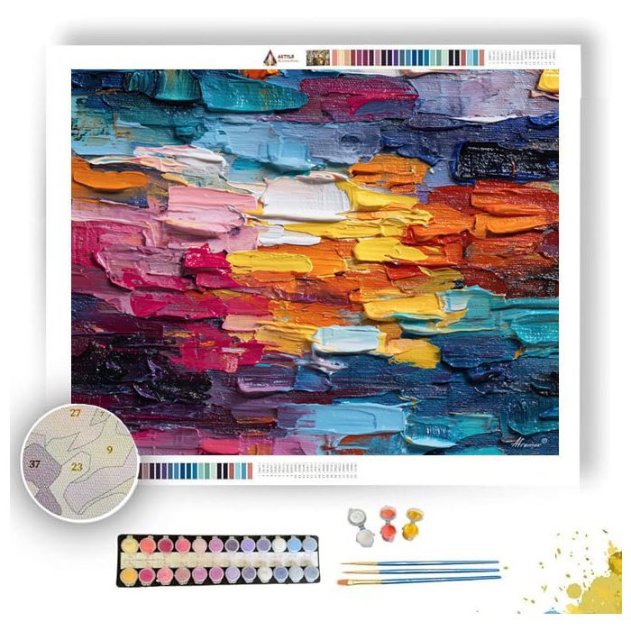 MODERN PATTERN - Paint by Numbers Full Kit